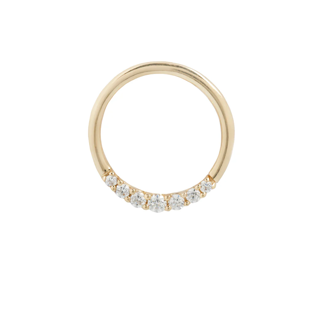 Audrey Seam Ring with CZ - Image 3