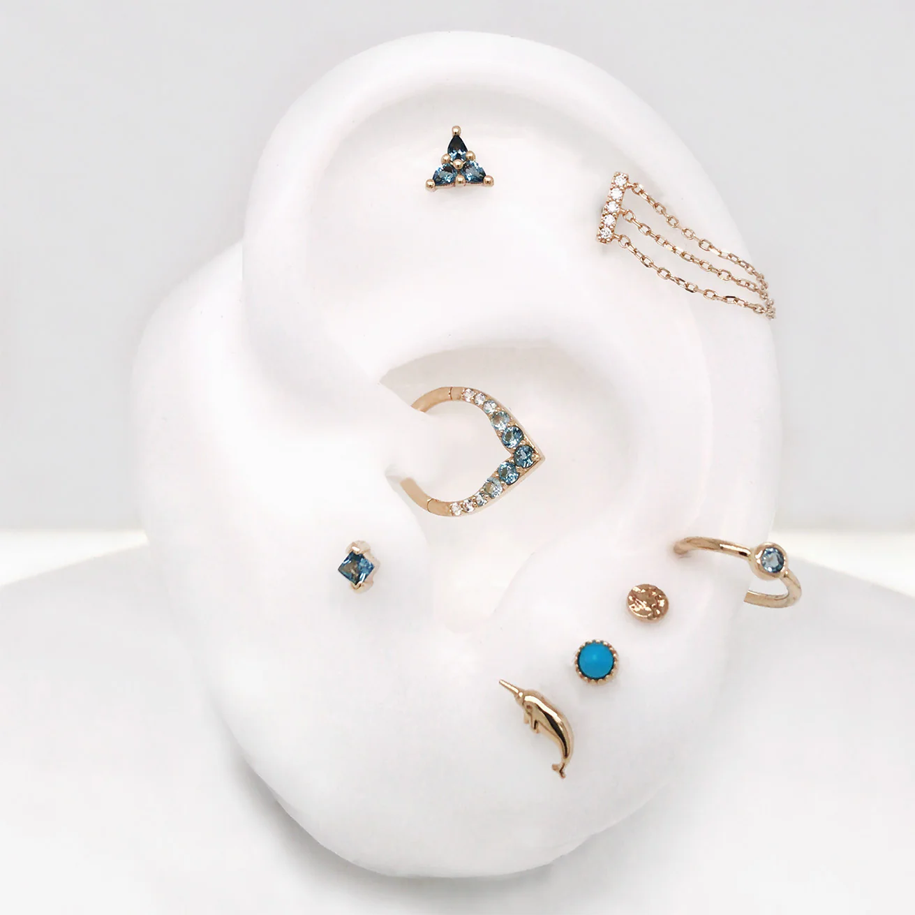 Celestial Threadless End with London Blue Topaz - Image 3