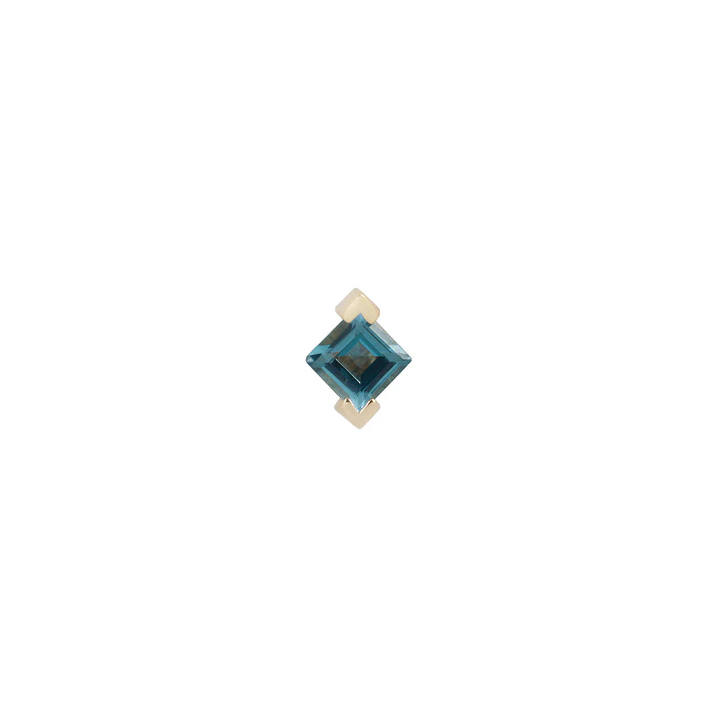 Celestial Threadless End with London Blue Topaz - Image 4