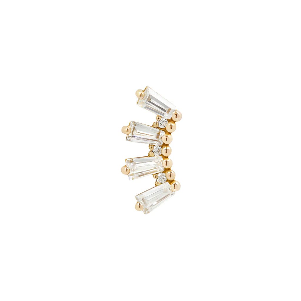 Crown Jewels Threadless End with CZ - Image 3