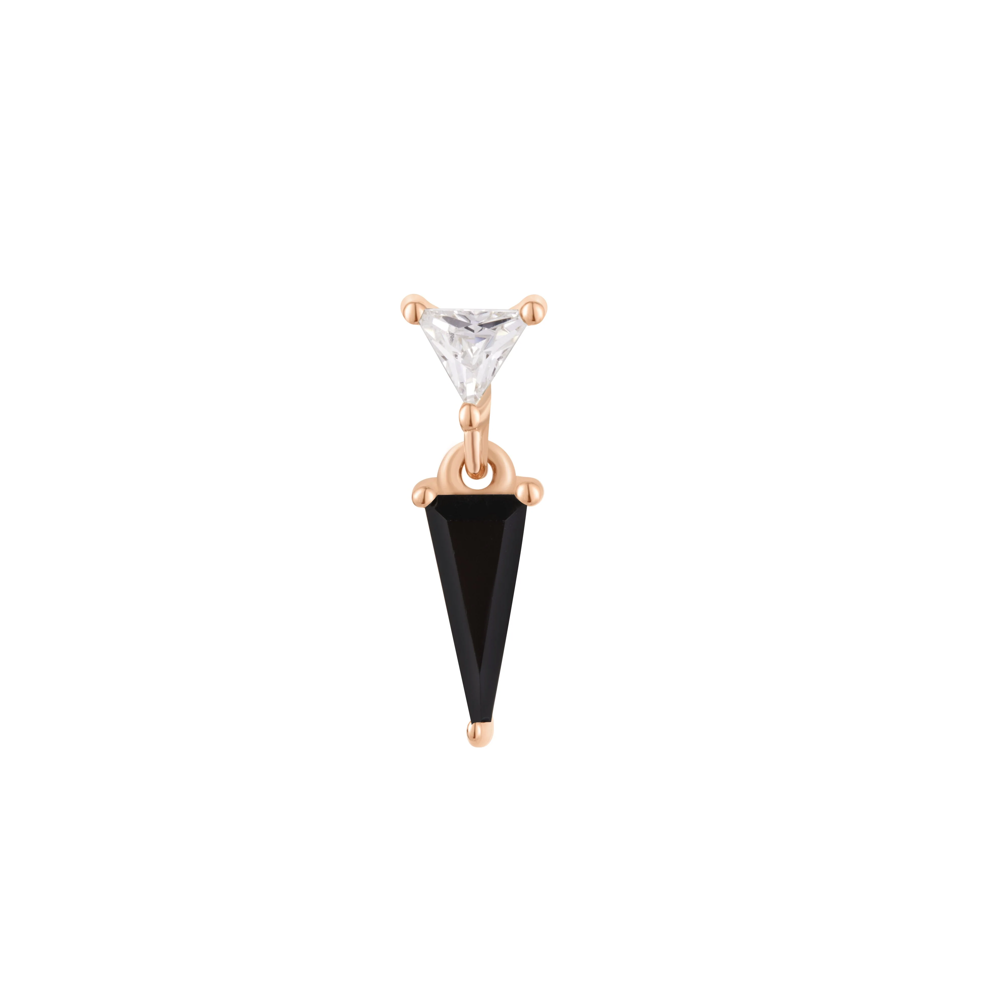 Daring Threadless End with Black Spinel - Image 5