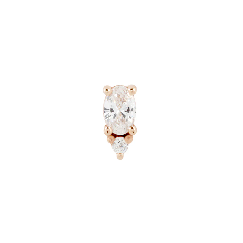 Desden Threadless End with CZ - Image 6