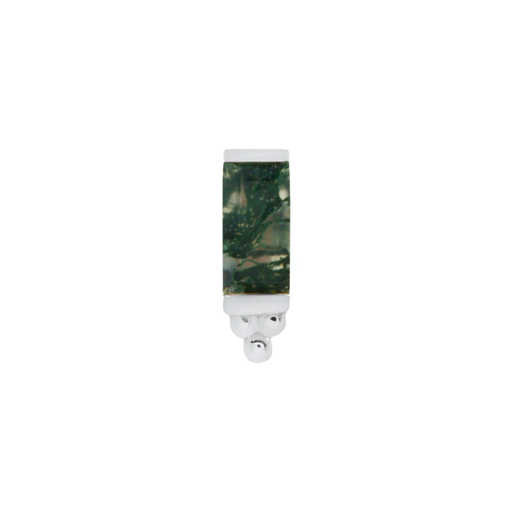 Dior Threadless End with Moss Agate - Image 5