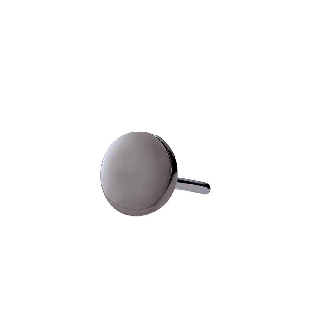 Disk High Polish Black Rhodium Threadless End - Image 3