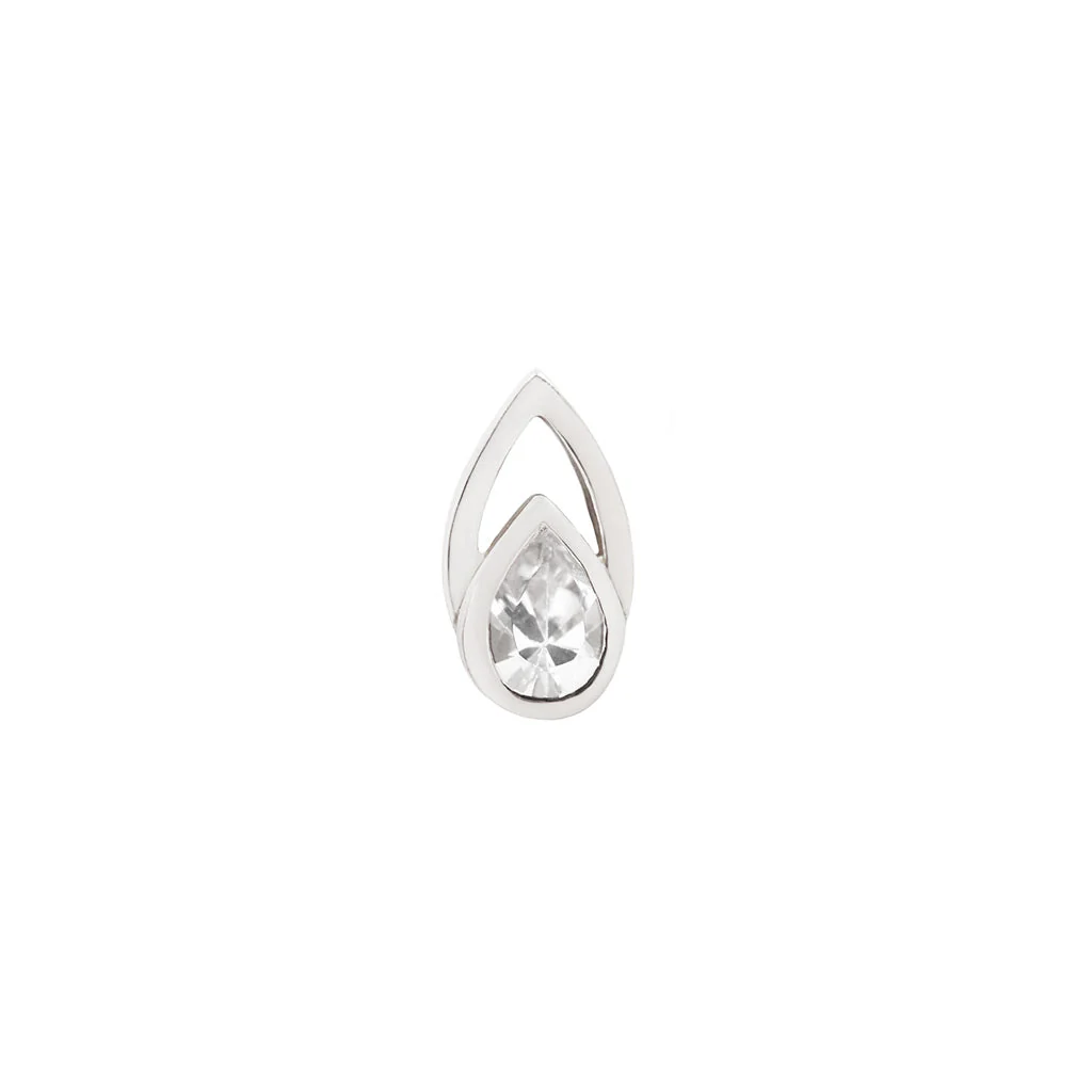 Echo Threadless End with CZ - Image 5