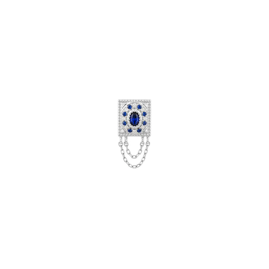 Enchanted Threadless End with Blue Sapphire (Lab Grown) - Image 4