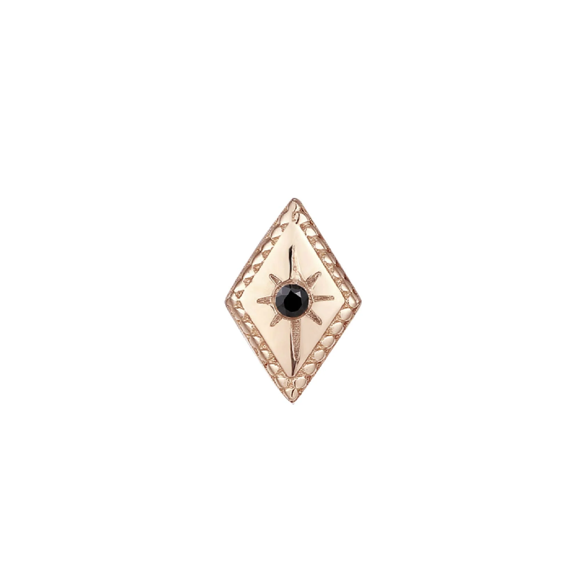 Etoile Threadless End with Black Diamond - Image 5