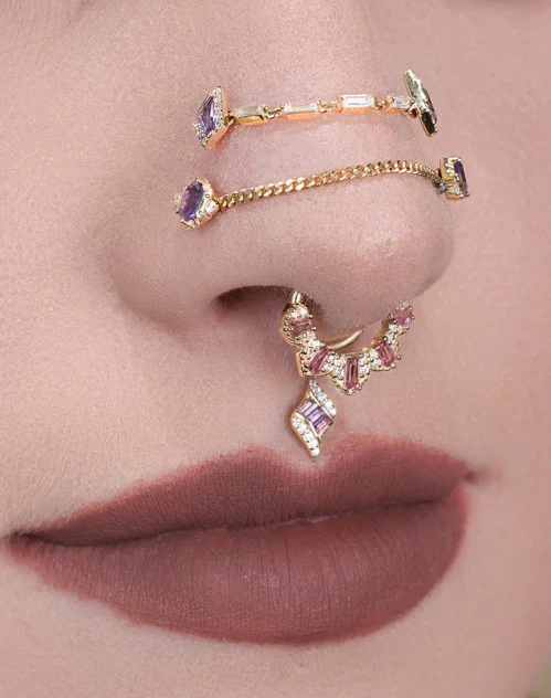 Gilty Pleasure Clicker with Pink Tourmaline + Diamond - Image 2