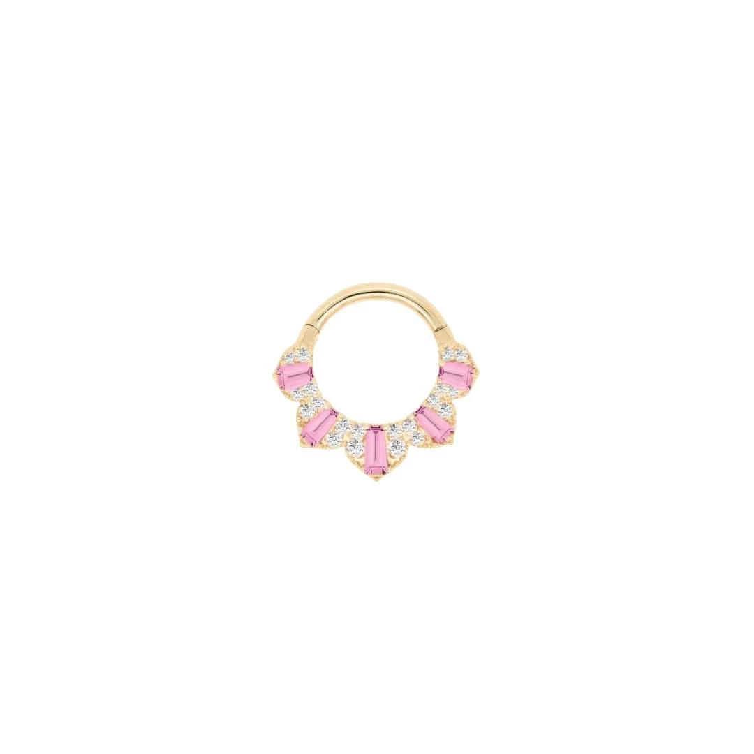 Gilty Pleasure Clicker with Pink Tourmaline + Diamond - Image 4