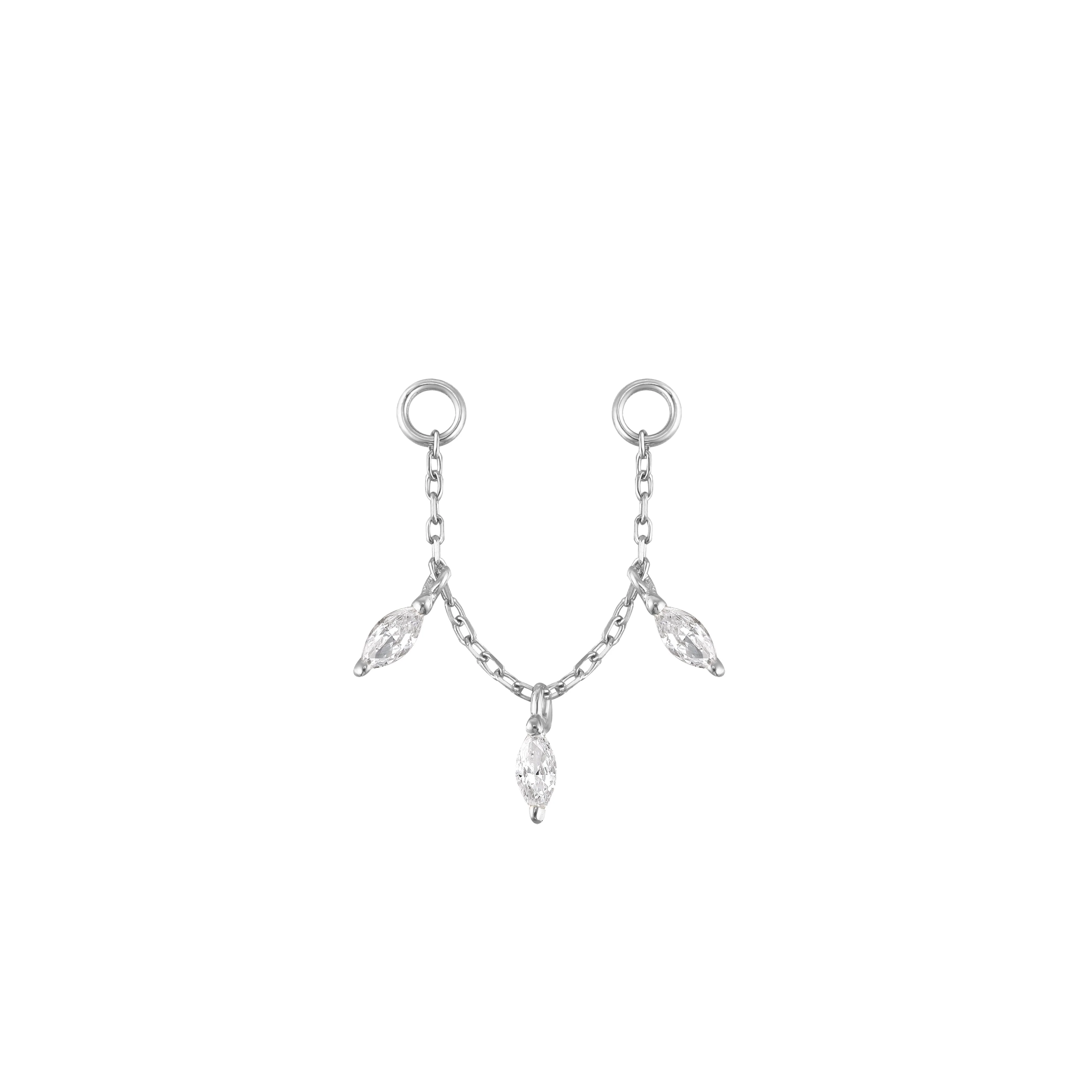 Lyric Chain with CZ - Image 9