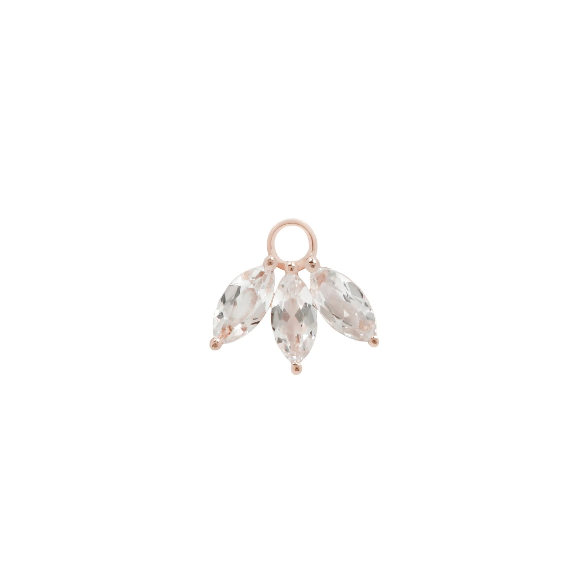 Moet Charm with White Topaz - Image 5