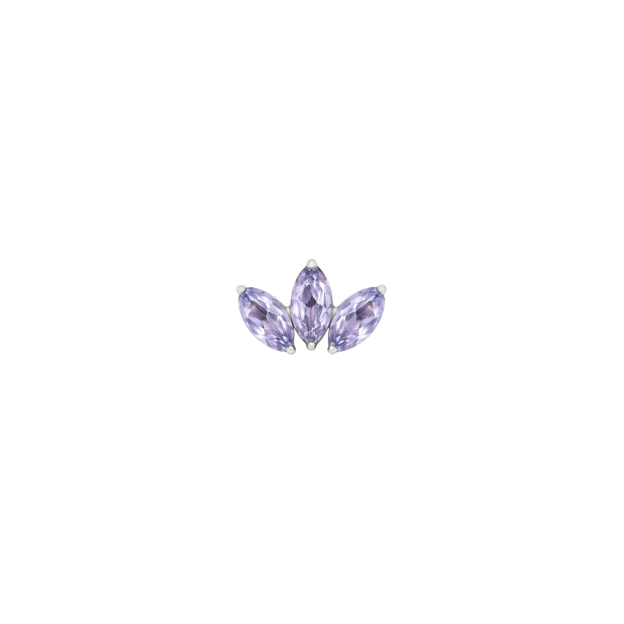 Moet Mini Threadless End with Tanzanite - Image 5