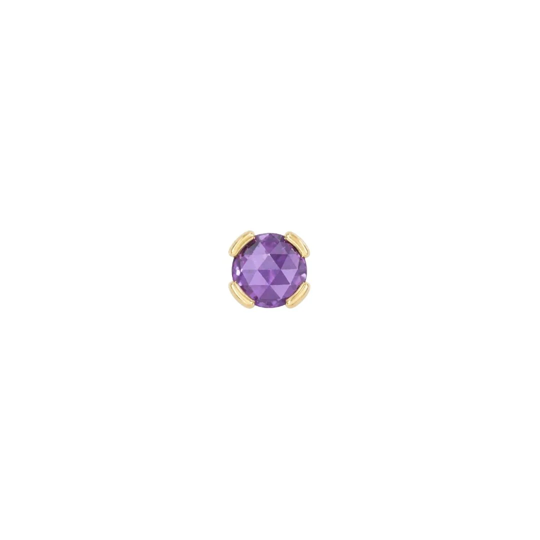 Peekaboo Threadless End with Amethyst - Image 5