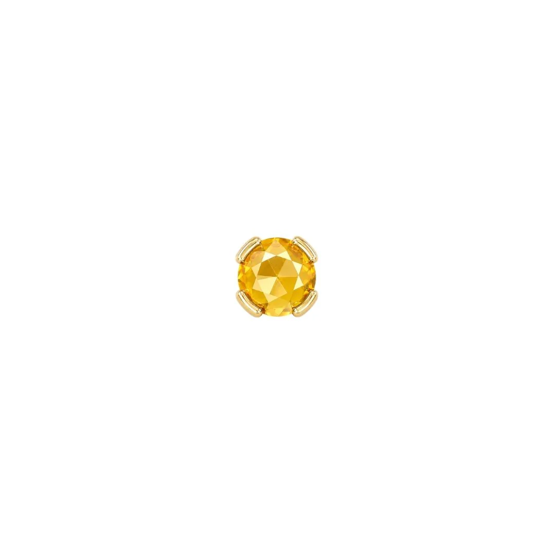 Peekaboo Threadless End with Citrine - Image 5