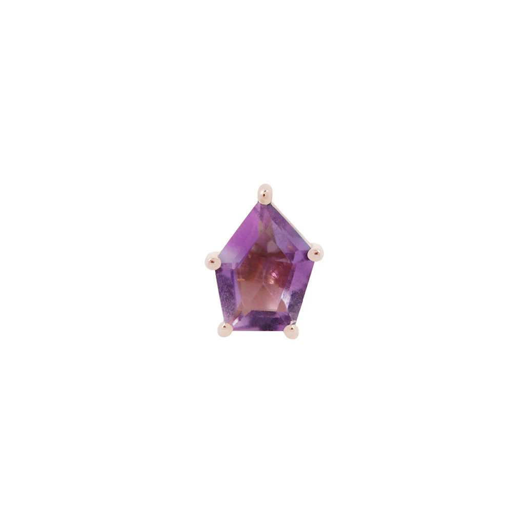 Penta Threadless End with Amethyst - Image 6