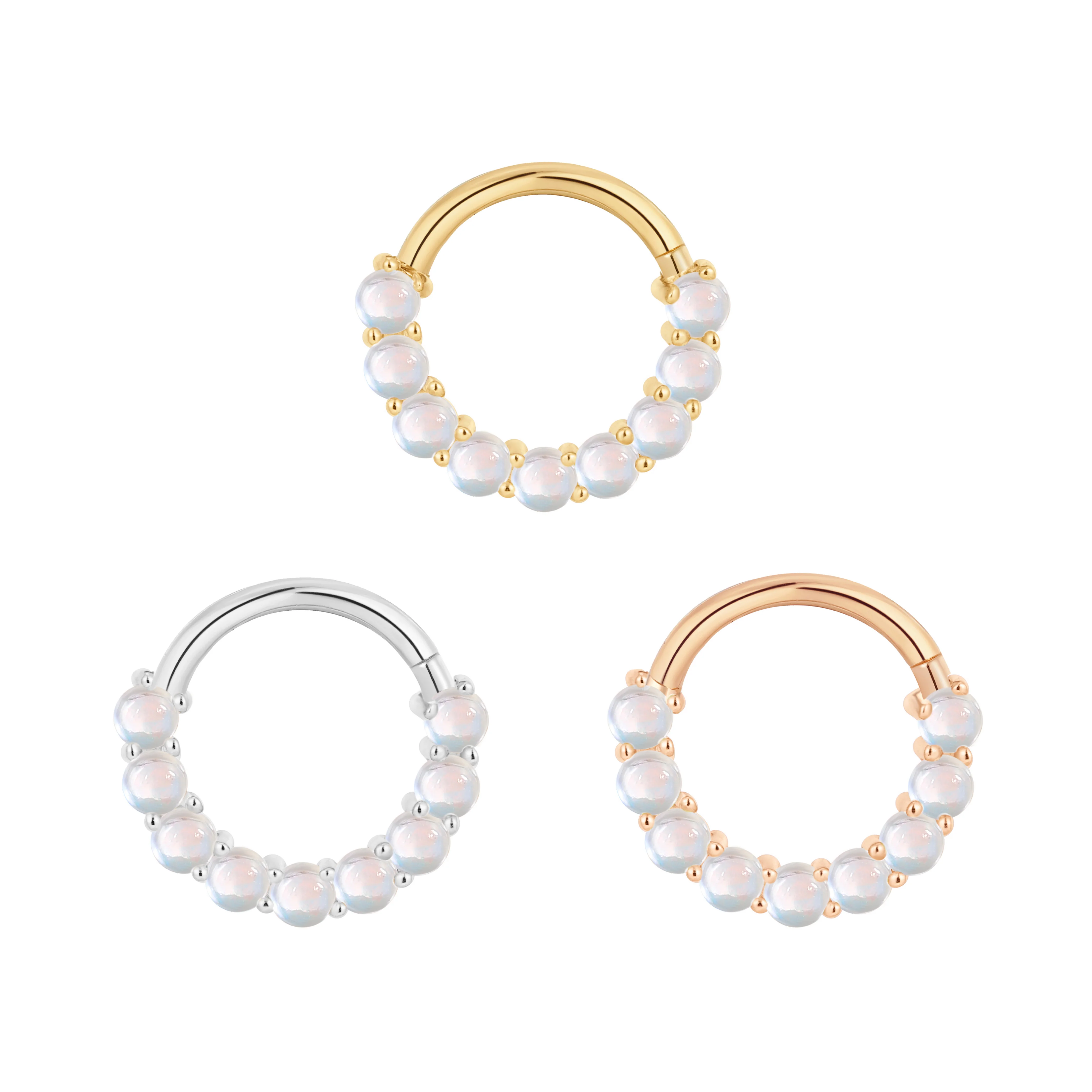 Revel Clicker with Rainbow Moonstone