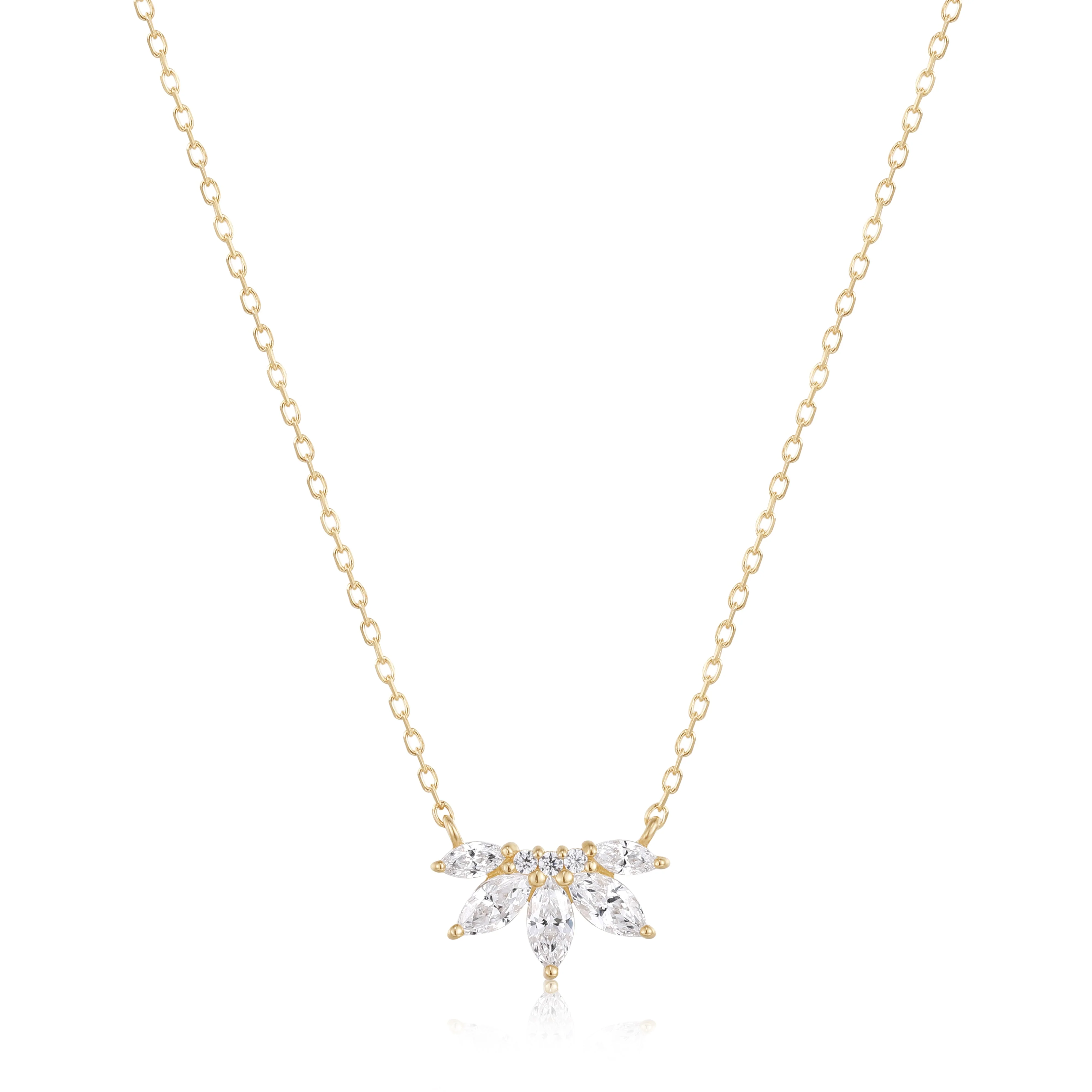 RION x Buddha Jewelry Valentina Necklace with White Sapphire