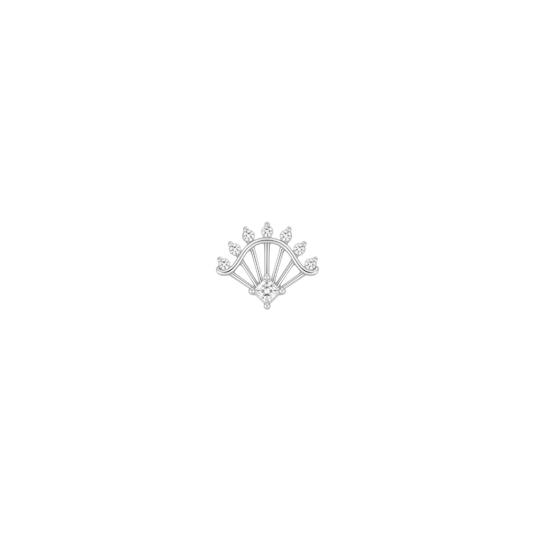 Riviera Threadless End with CZ - Image 5