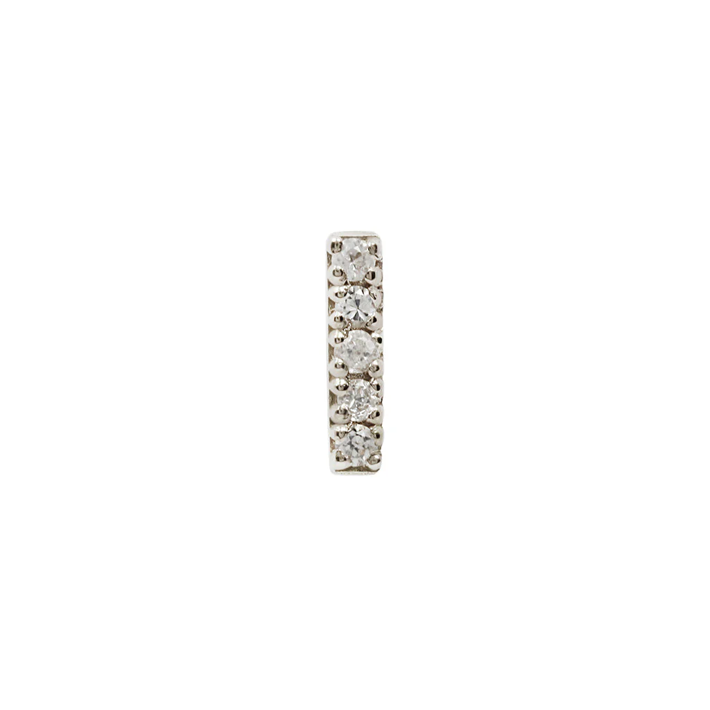 Rowe Threadless End with CZ - Image 3