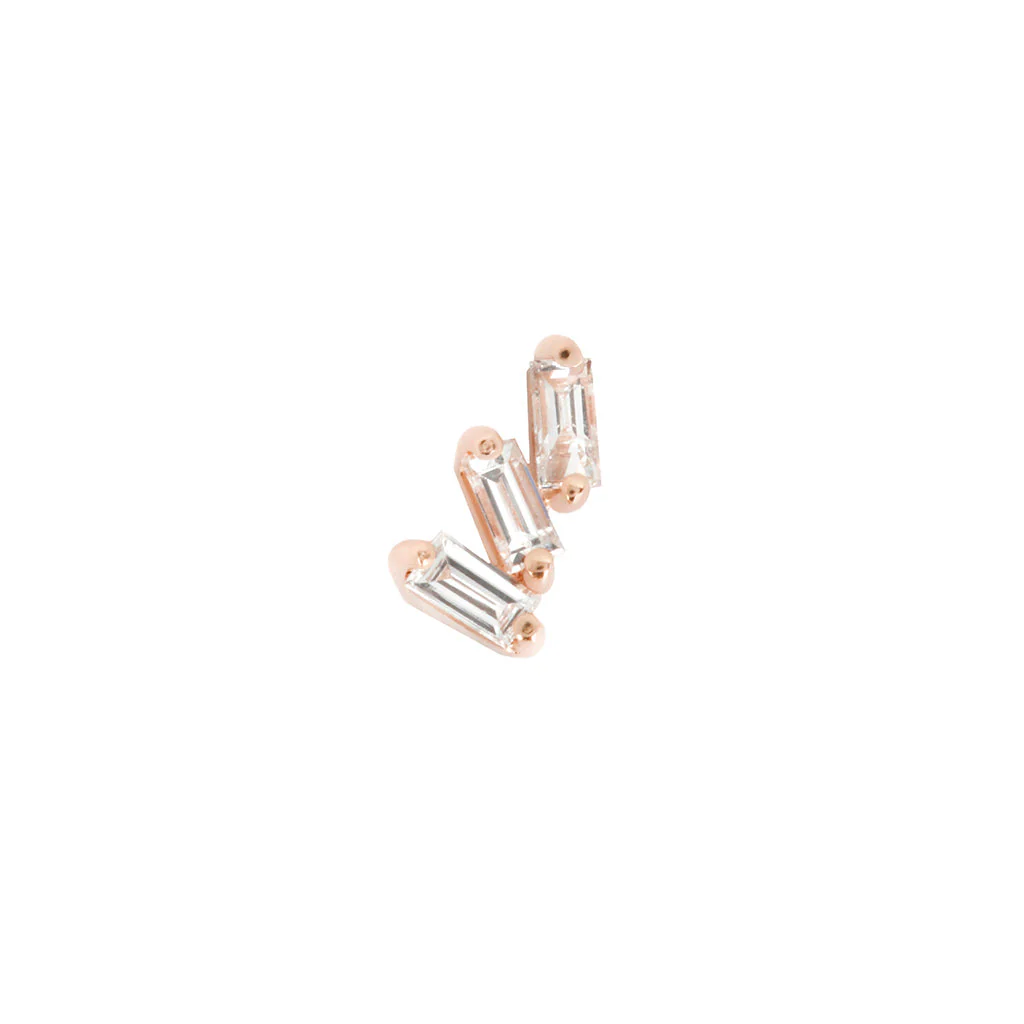 Staxx Threadless End with White Topaz - Image 7