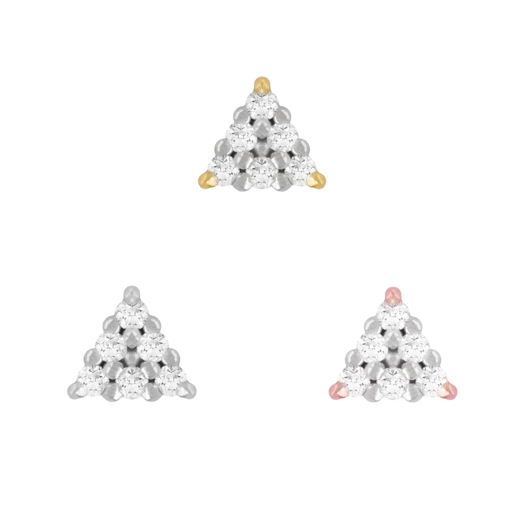 Vain Threadless End with Diamond