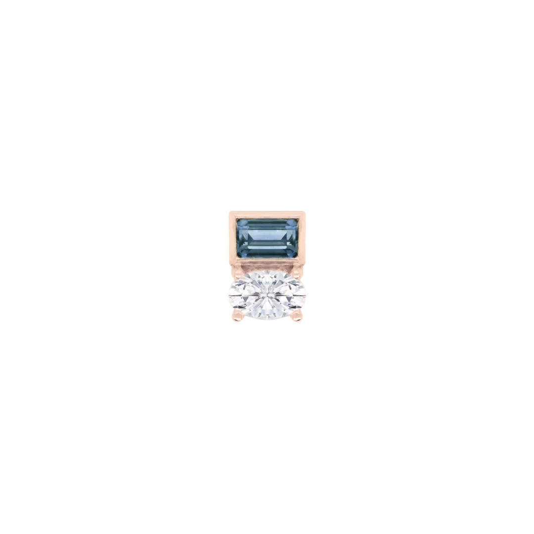 Wit Threadless End with London Blue Topaz - Image 6