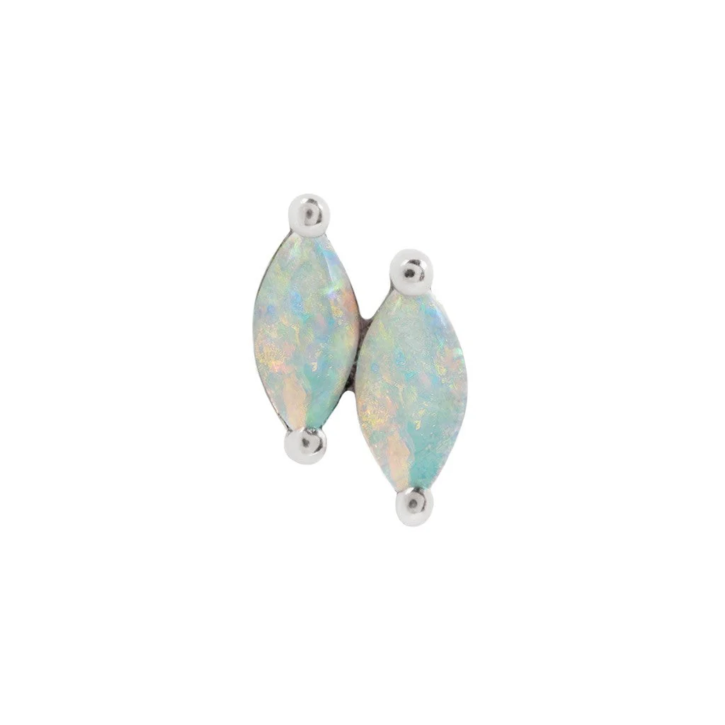 Zuri Double Threadless End with Opal - Image 8