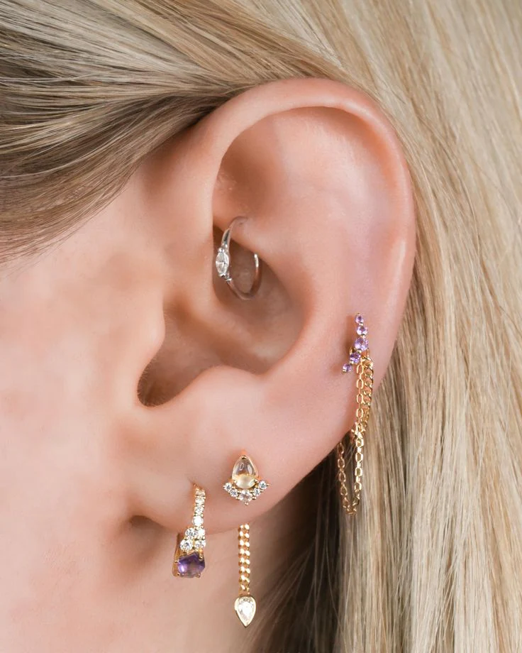 Zuri Seam Ring with CZ - Image 4