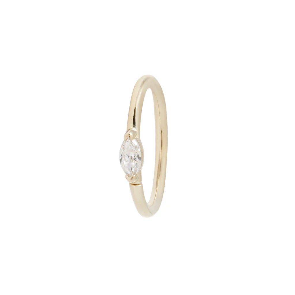 Zuri Seam Ring with CZ - Image 5
