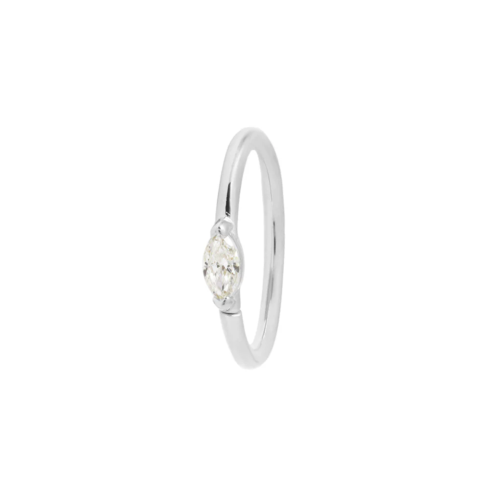 Zuri Seam Ring with CZ - Image 6